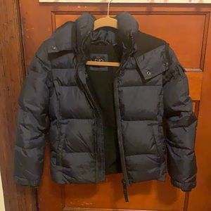 S13 boy’s down navy puffer coat